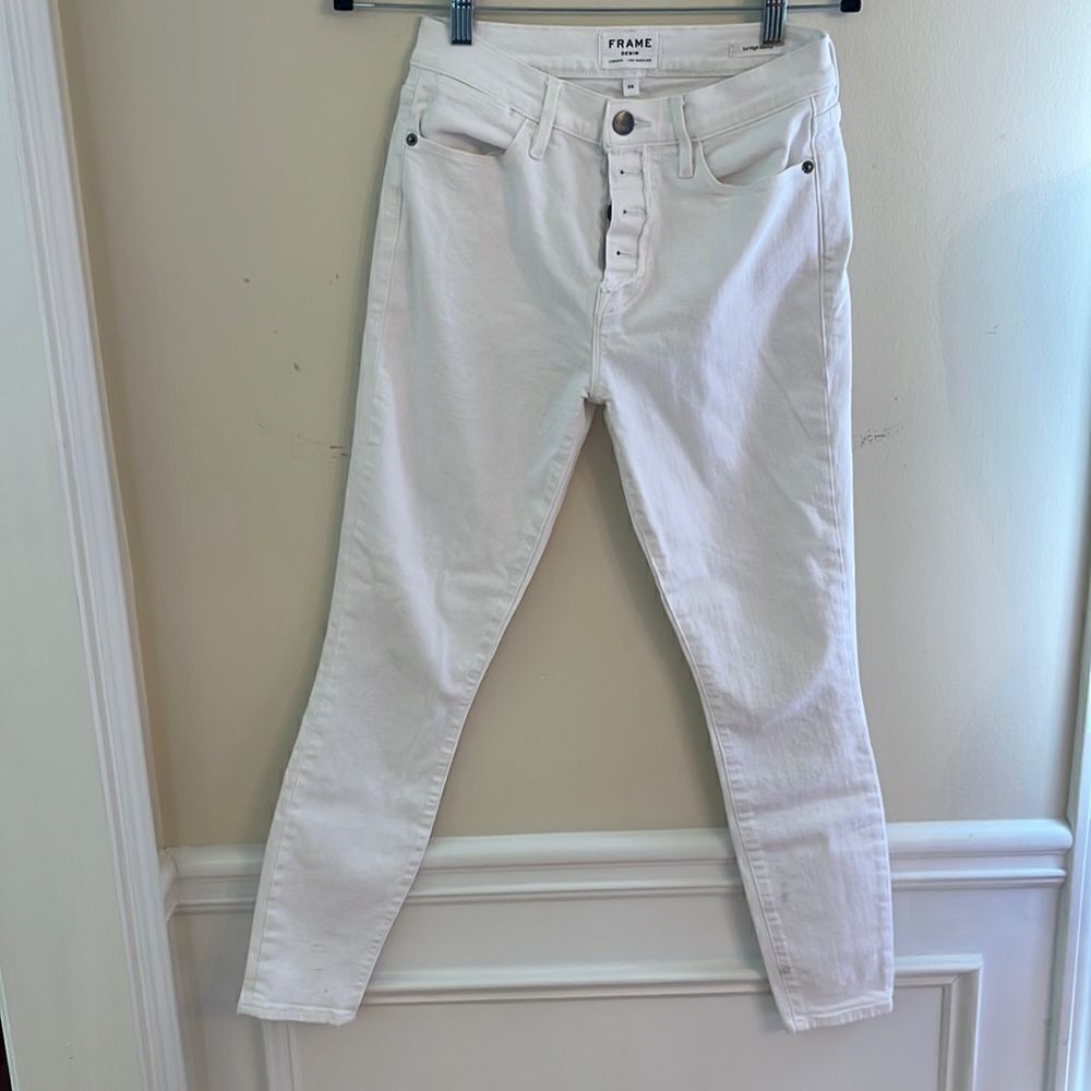 Frame Denim - Le High Skinny Button Fly Jeans
